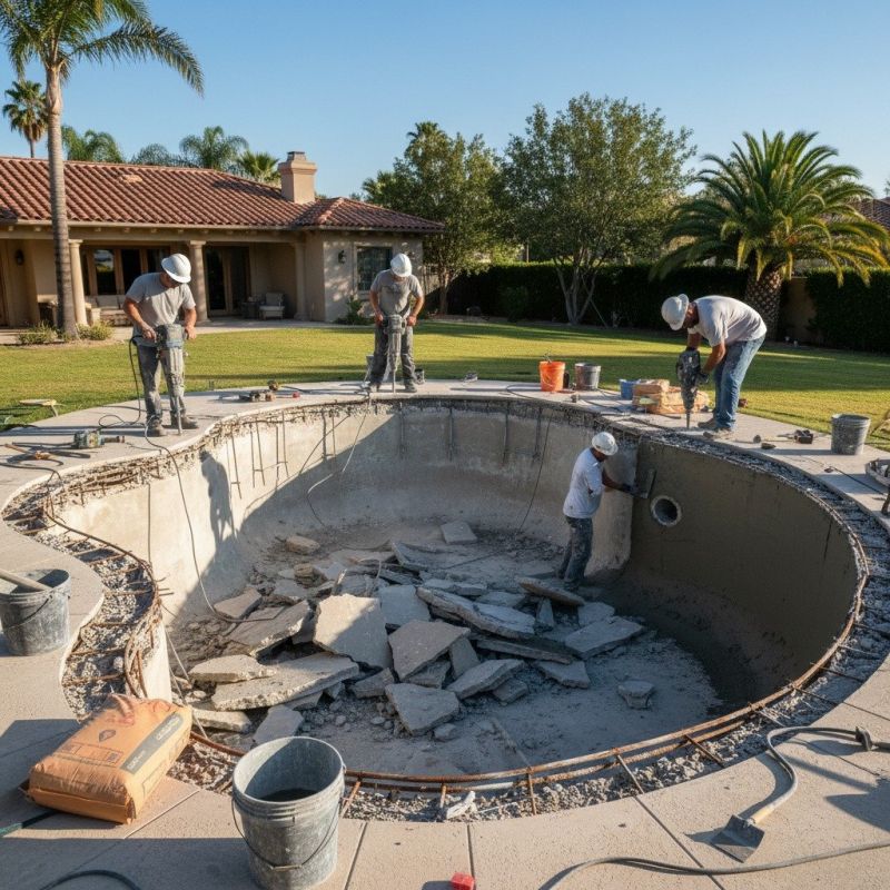 Concrete Pool Deck Repair
